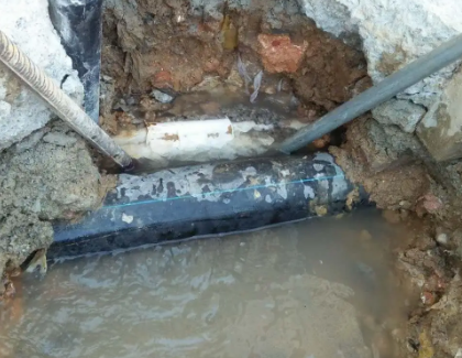 额尔古纳测漏水之水管漏水